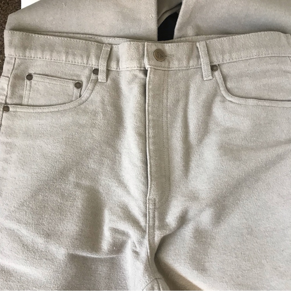 Samuel Windsor Khaki Five Pocket Straight Leg Pants Size 34L